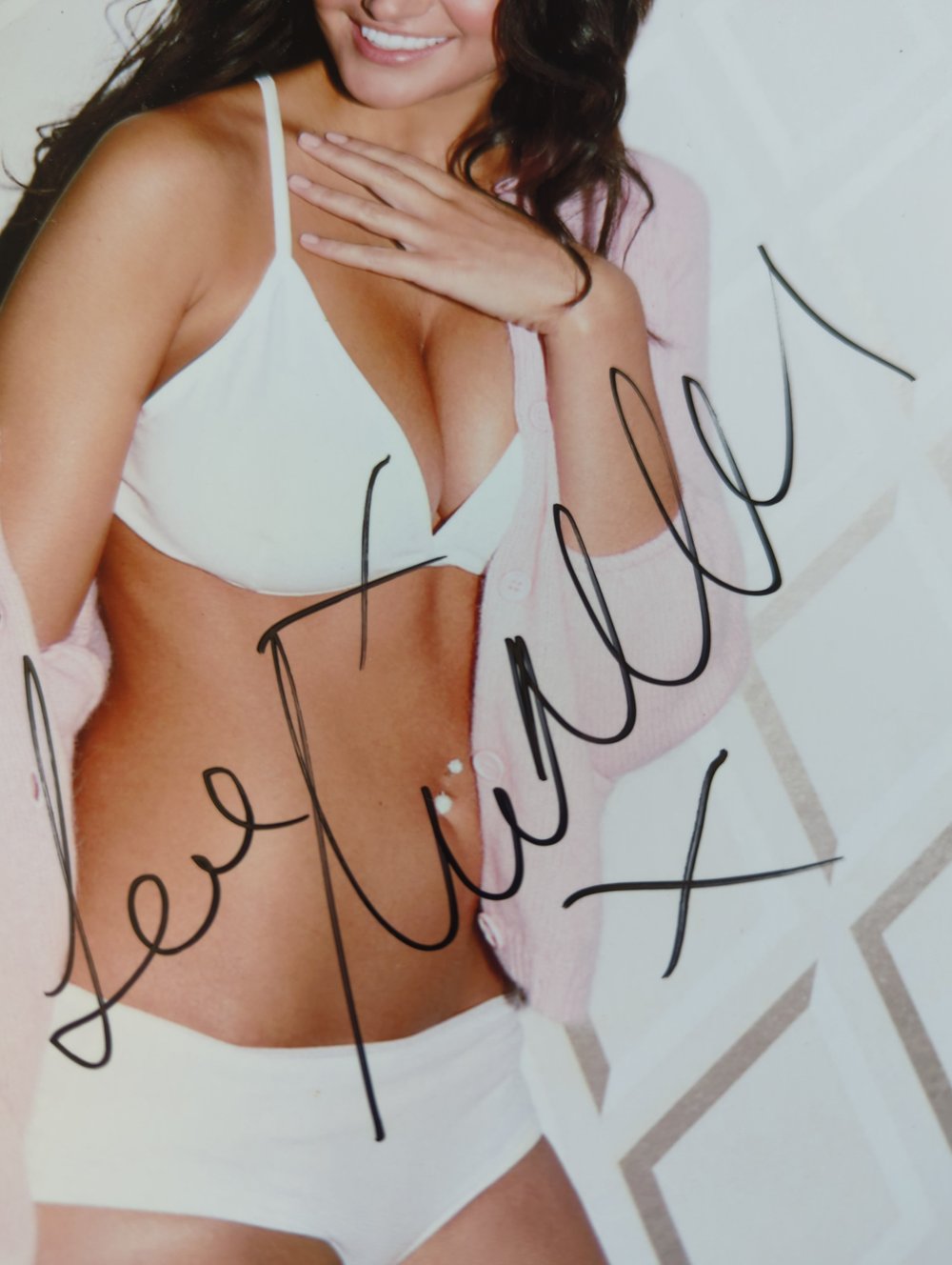 Michelle Keagen Sexy Underwear Signed photo