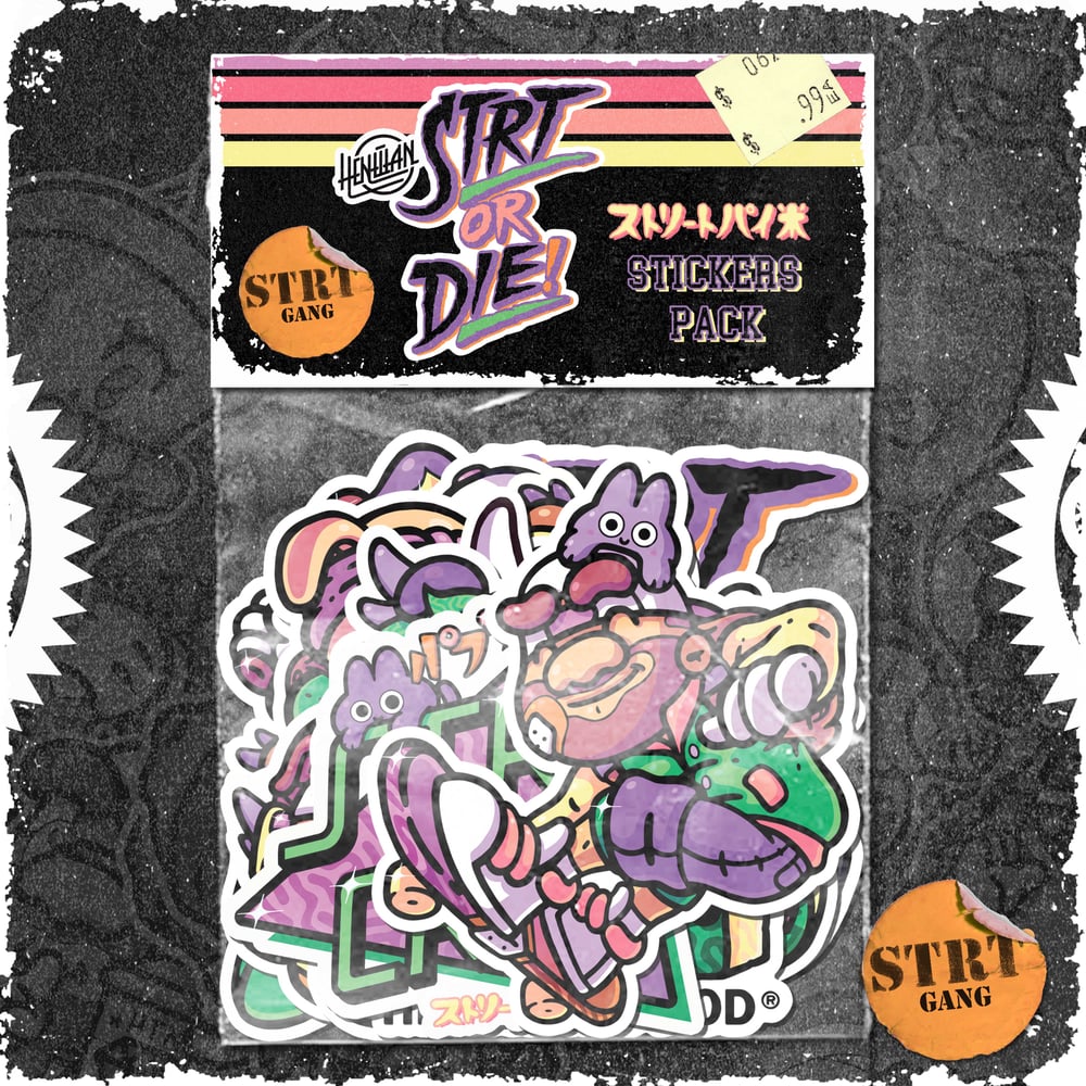 "STRT OR DIE" Stickers Pack by Hentitan