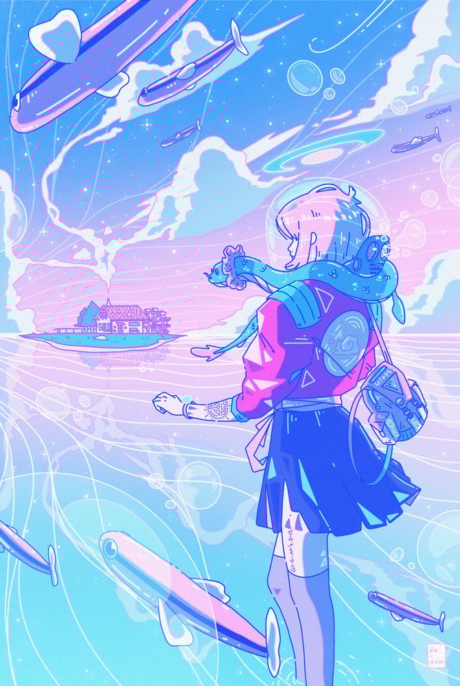 Image of « i guess We found Him - the cloud Maker » - Print