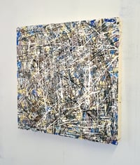 Image 2 of Paint drip abstract painting 