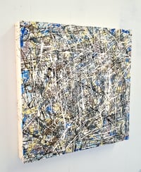 Image 3 of Paint drip abstract painting 