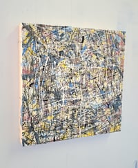 Image 3 of Action drip abstract painting 