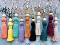 Image 2 of Bee Tassel Diffuser Car Charms 