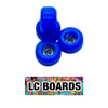 LC BOARDS Fingerboard Wheels Blue With Bearings 