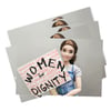  Protest Greeting Card 5pk - Women for Dignity