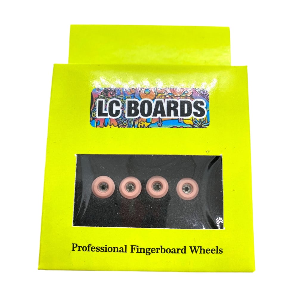 LC BOARDS FINGERBOARD URETHANE STREET WHEELS Pink
