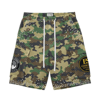 Image 1 of Rhinestone Camo Shorts