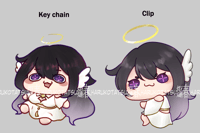 Acrylic clip and keychain combo! PREORDER