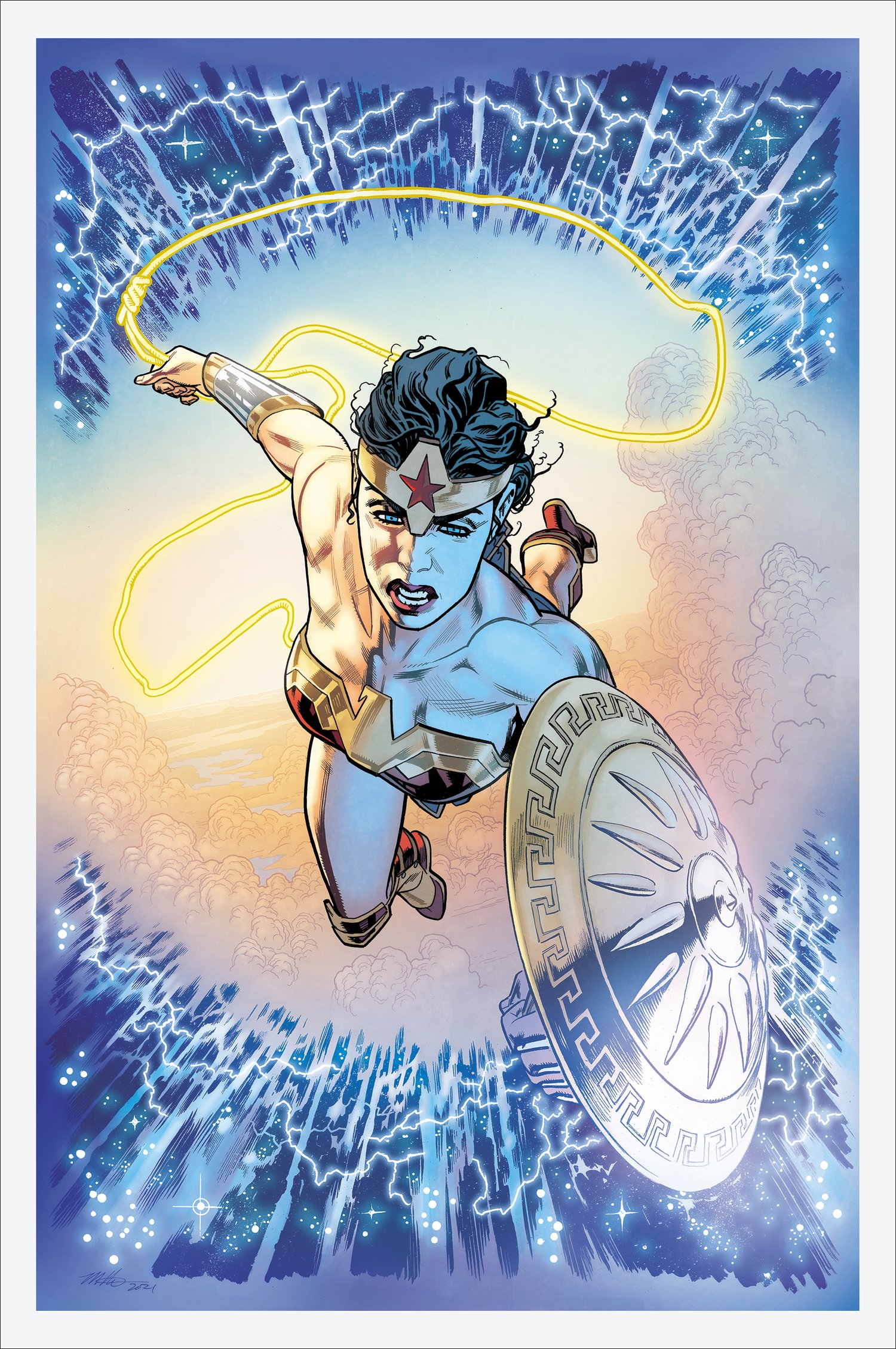 Image of Mike Hawthorne -Wonder Woman Fine Art Print (Pre-Order, Remarques Available)