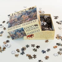 Image 4 of 1000 Piece Jigsaw Puzzle Featuring Vintage Marine Art and Biology Facts