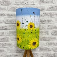 Image 1 of 'Sunflowers' lampshade 