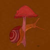 Snail and Mushroom
