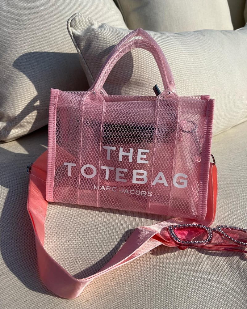 Image of Pink tote bag