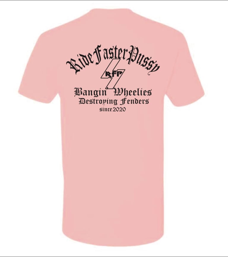 The Banging Wheelies Tee in PINK