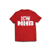 ICW NHB RED with White Logo T Shirt