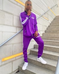 Image 4 of Enjoy God Tracksuit (Purple)