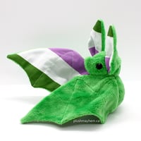 Genderqueer bat - Multiple Colour Options - Made to Order