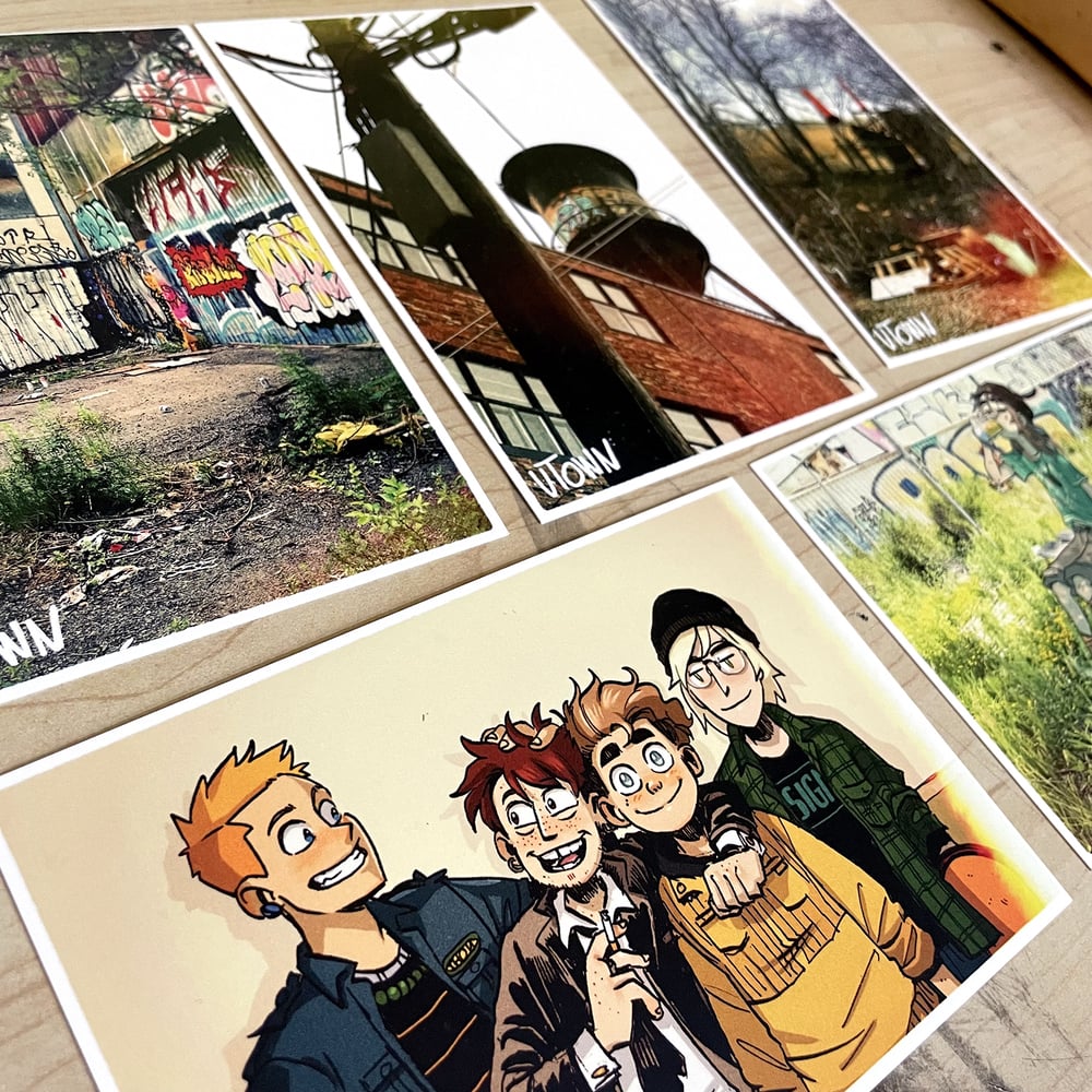 Utown postcards