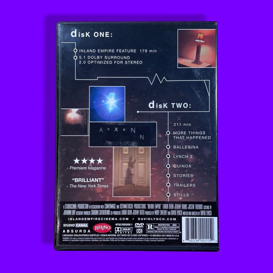 David Lynch's Inland Empire Soundtrack – CD (Album), 2007