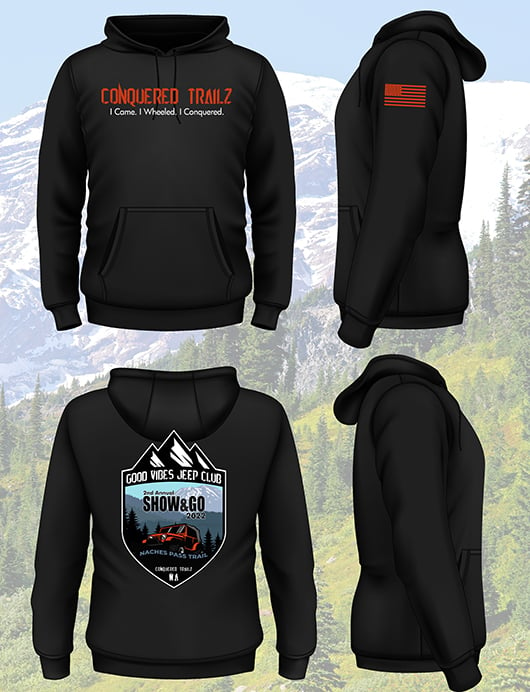 Image of Good Vibes Jeep Club - Show & Go 2022 Event Hoodie
