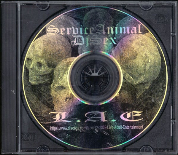 Image of Service Animal/DjSex split (Live Adult Entertainment)