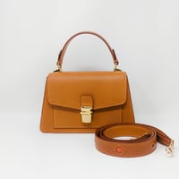 Image 1 of BARLY - TABAC W/ SHOULDER STRAP