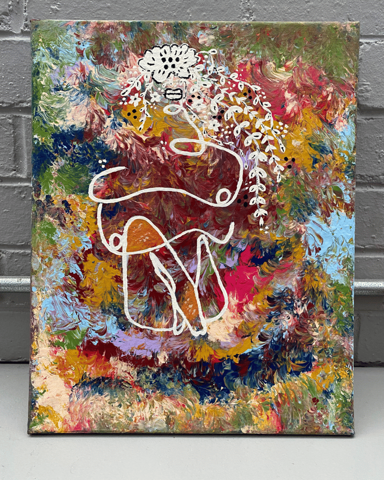 Human Growth 3-- Acrylic on Canvas