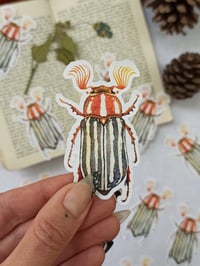 Image 2 of June Beetle Waterproof Sticker 