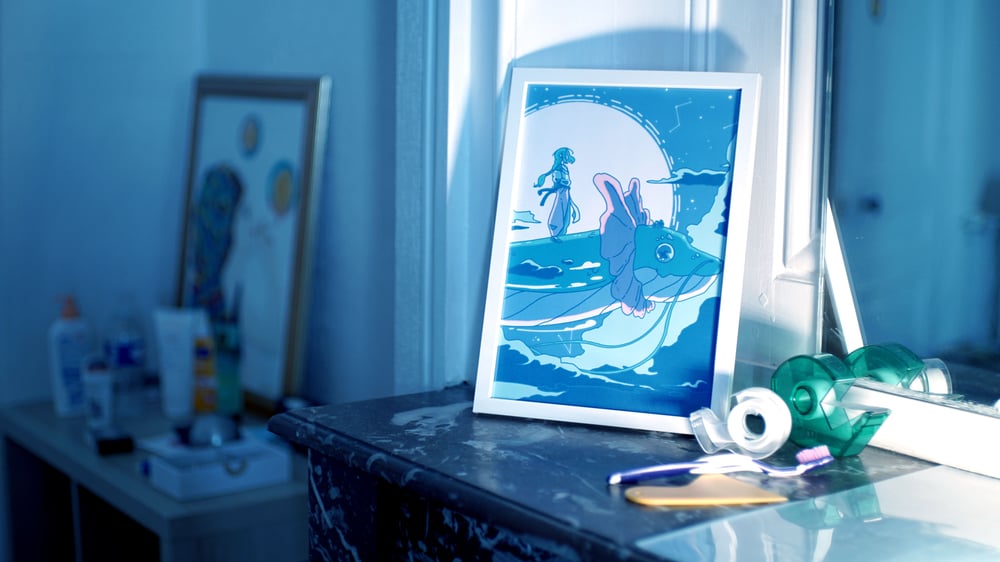 Image of « get Some sleep - I’ll be watching after you » - Print