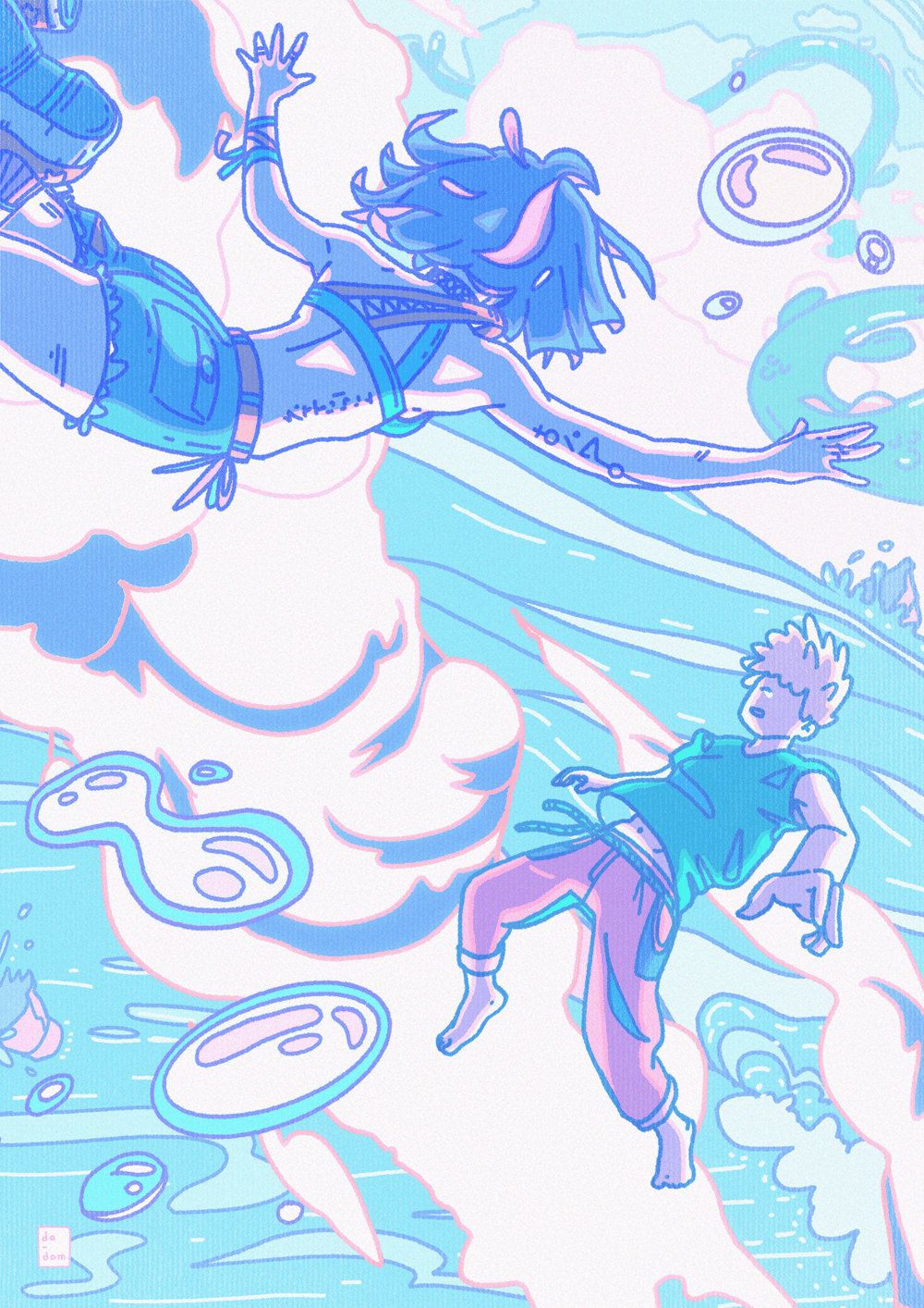 Image of « i’m falling - you’re Flying » - Print