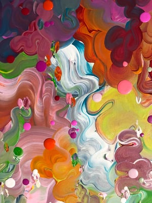 Image of Ludere iris II - 183x91cm
