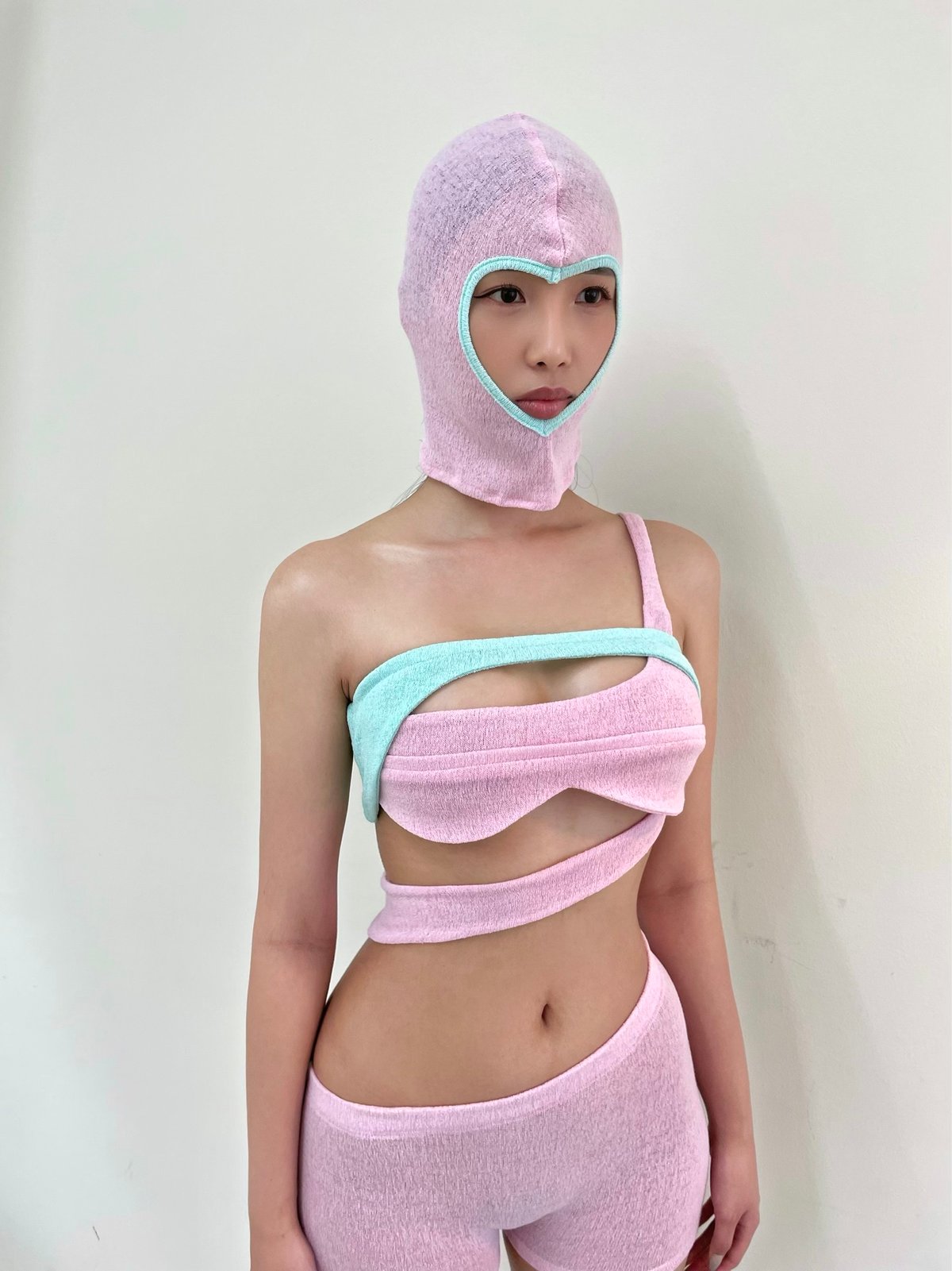 PINK&SKYBLUE LOVER MASK