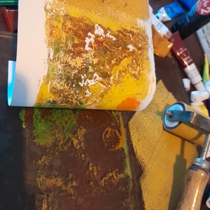 Abstract Landscape Monoprint