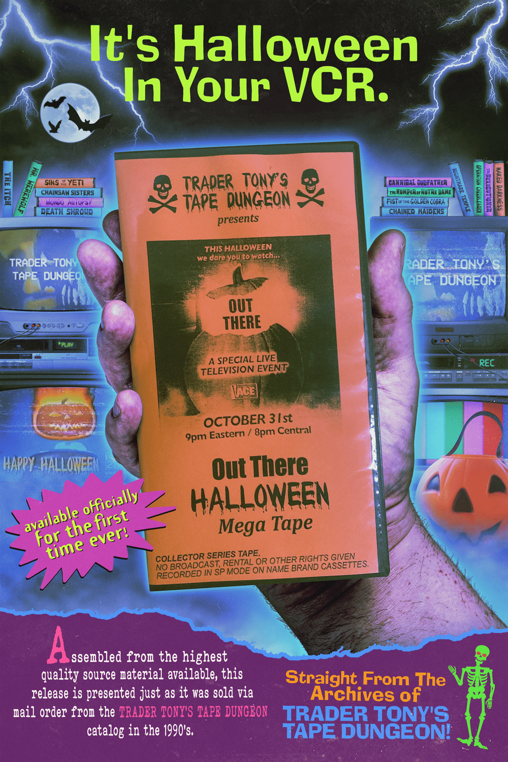 Out There Halloween Mega Tape  (aka WNUF Halloween Sequel)  Bundle