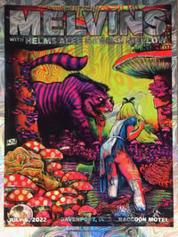 Image 2 of MELVINS Gig Poster 2022 Davenport Iowa
