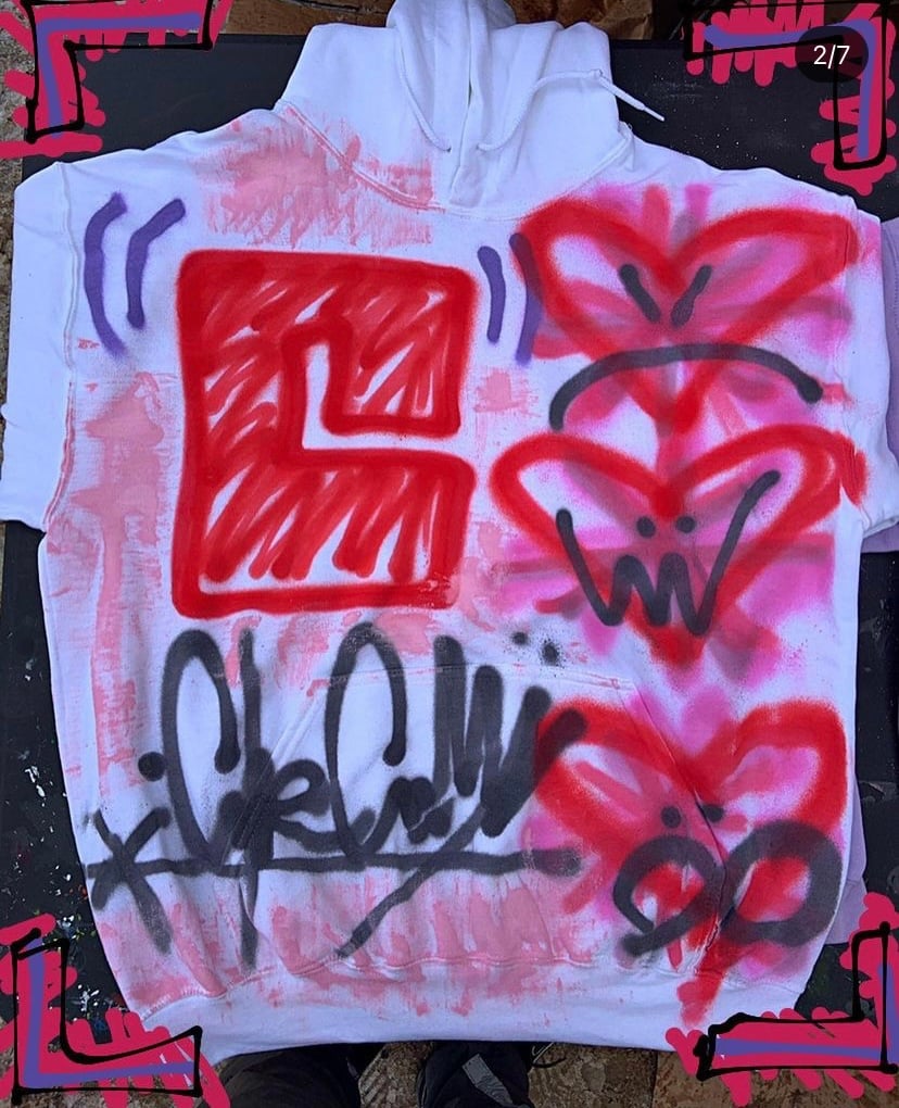 Image of “♾Wicked White” original hoodies