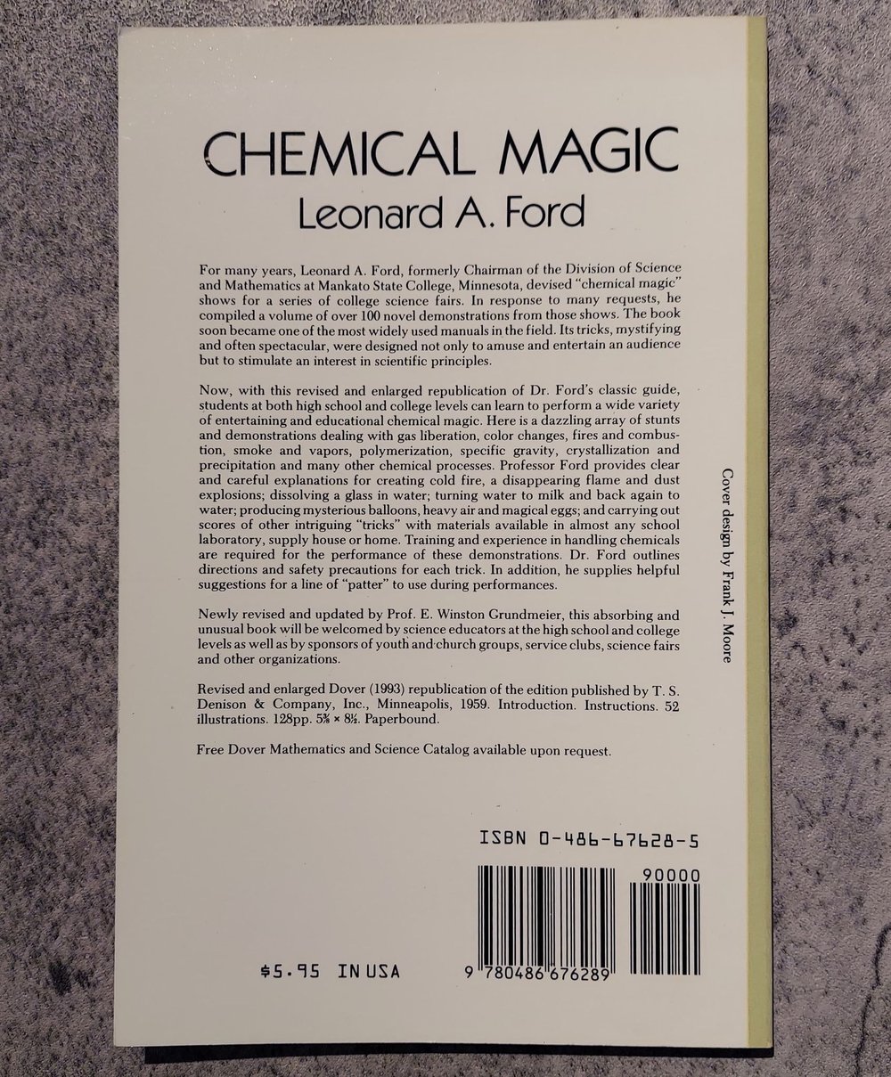 Chemical Magic, by Leonard A. Ford