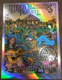 Image 1 of 15th Annual Aiken Bluegrass Festival. May 10 & 11, 2019. Artwork by Caitlin Mattisson