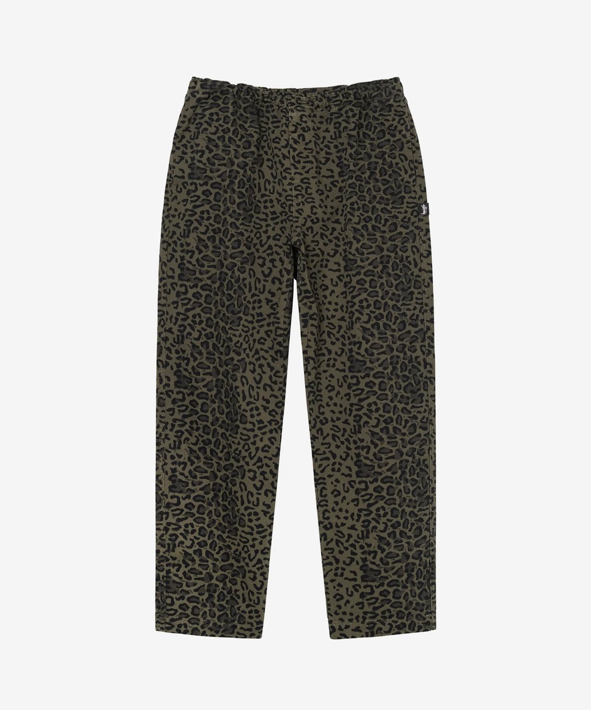 Image of STUSSY_LEOPARD BEACH PANT :::OLIVE:::