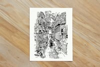 Taiwan Alleyway | Pen Illustration | Print