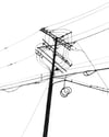 Power Lines Drawing #75 (Detroit, John R) - giclée print 