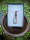 green fluroite necklace with tigers eye