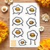 Eggs With Legs Sticker Sheet