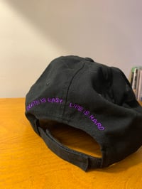 Image 2 of Embroidered Logo Hat - Purple