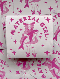 Material Girl Mini Screen Print