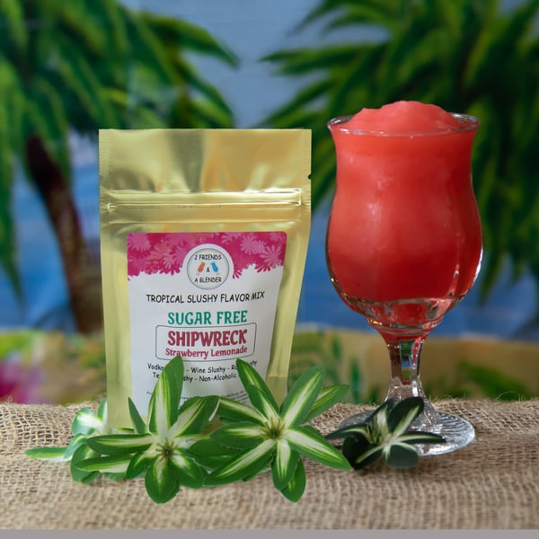 Image of SUGAR FREE Strawberry Lemonade Flavor Packet - Shipwreck
