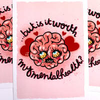 My Mental Health Emetic Art Print