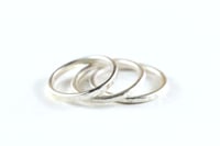 Image 1 of Silver Stacking Ring