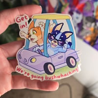 Get In! Bluey Sticker