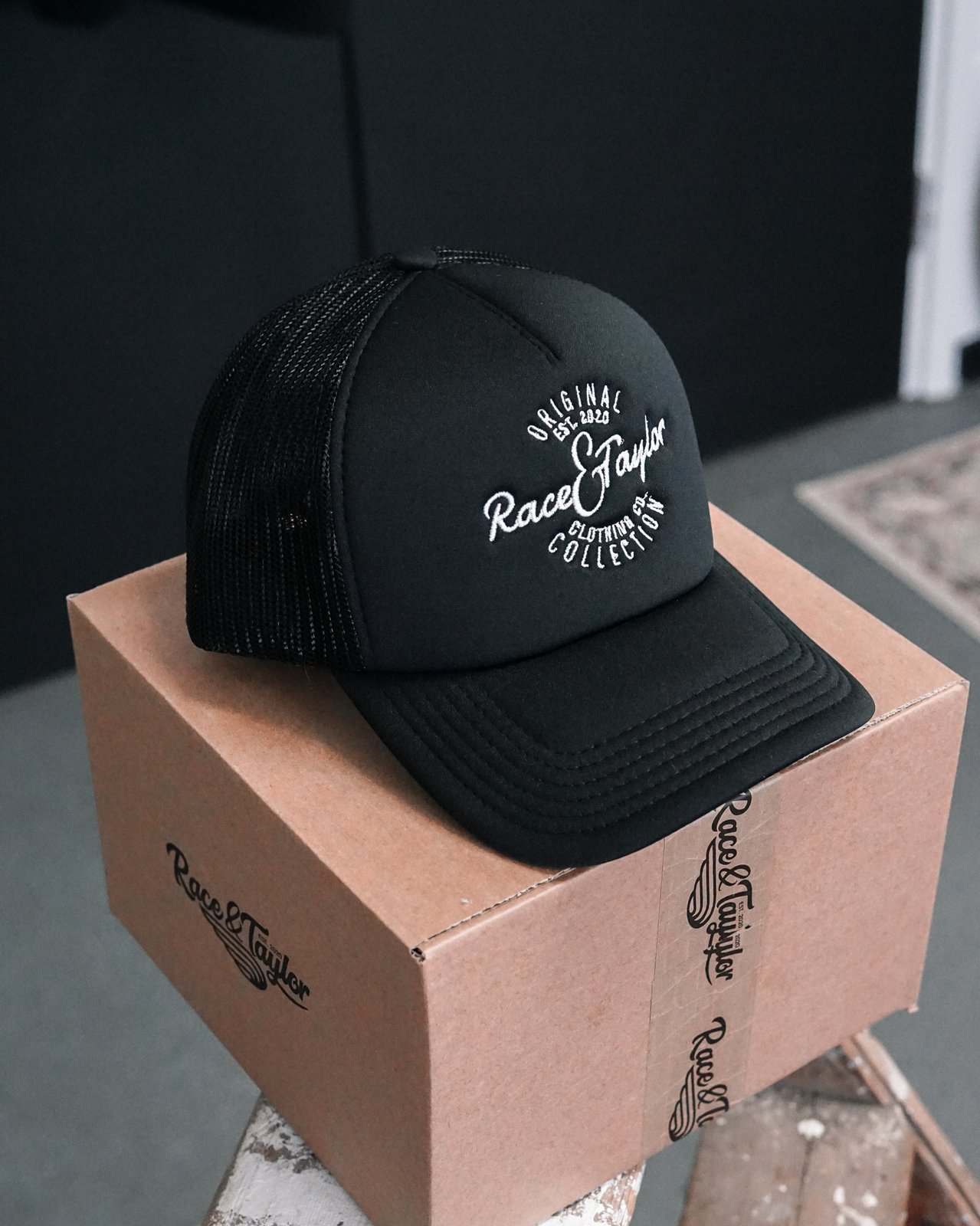 padded trucker hat